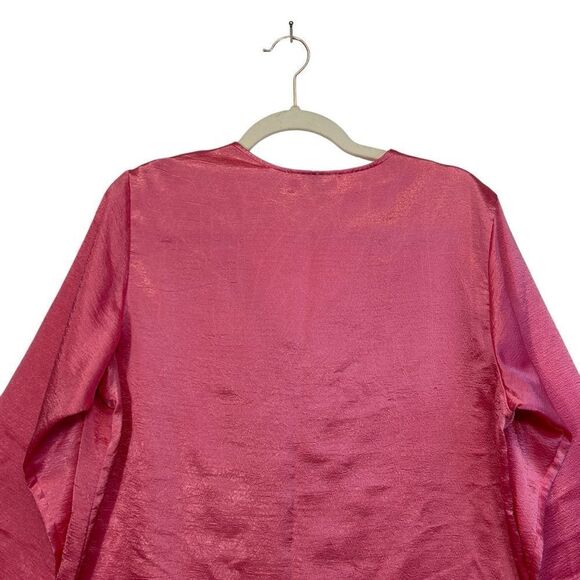 Vintage Victoria's Secret button up Vintage Gold Label PJ Top sz M - Picture 15 of 15